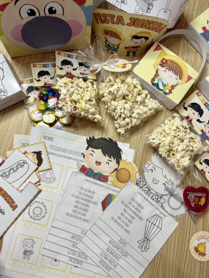🎉 Kit Completo Festa Junina | Painel, Atividades, Moldura para fotos, Lembrancinhas, Jogos, Viseira - Image 7