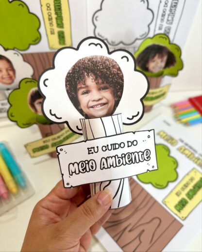 Atividade Árvore 3D com Foto – Tema: Meio Ambiente - Imagem 2