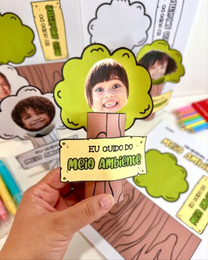 Atividade Árvore 3D com Foto – Tema: Meio Ambiente - Imagem 5
