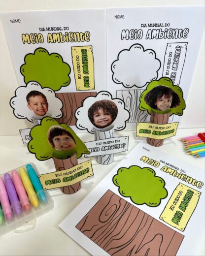 Atividade Árvore 3D com Foto – Tema: Meio Ambiente - Imagem 7