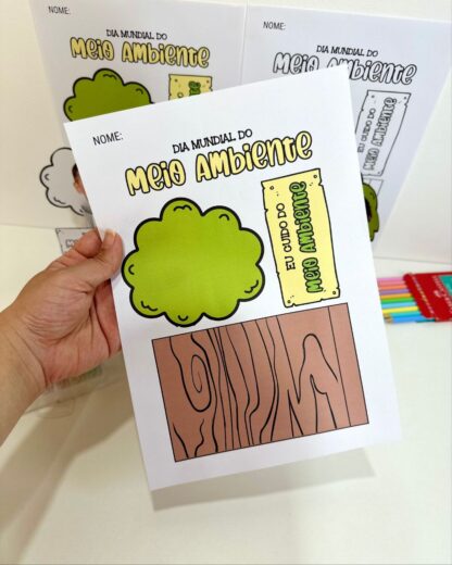 Atividade Árvore 3D com Foto – Tema: Meio Ambiente - Imagem 9