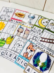 🔠✂️ PALAVRAS FATIADAS – ORGANIZADAS POR LETRA! ✂️🔠