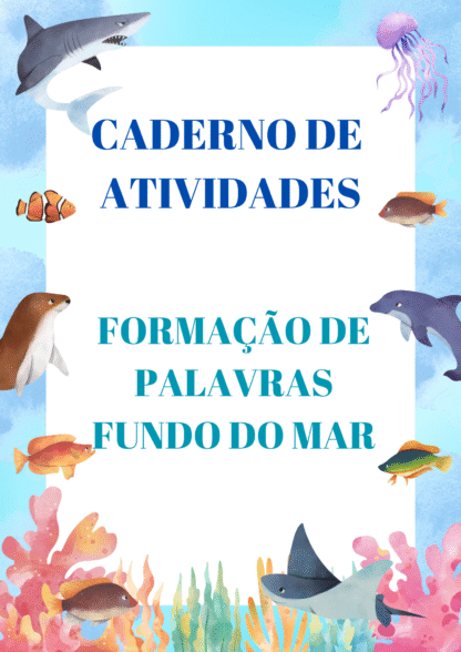 Caderno de atividades: Formação de palavras