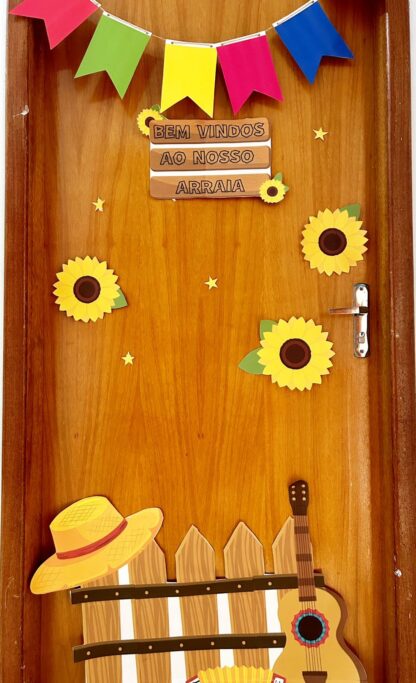 DECORAÇÃO JUNINA P/ PORTA