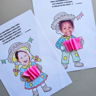 Festa junina atividade chora sanfona