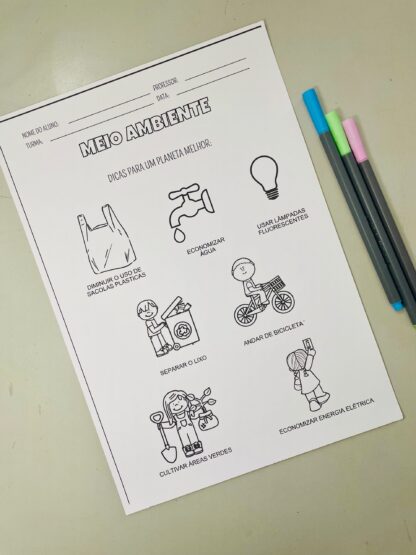 🌿💚 Kit Meio Ambiente | Educação Infantil e Anos Iniciais | PDF Interativo 💚🌿 - Imagem 12