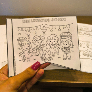 Meu Livrinho Junino ✨🎉 – Caça-palavras, Desenhos, Escrita e Diversão!