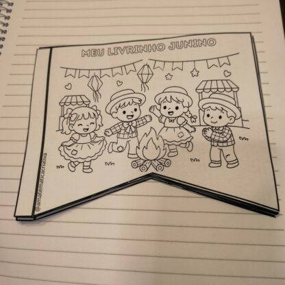 Meu Livrinho Junino ✨🎉 – Caça-palavras, Desenhos, Escrita e Diversão! - Image 5