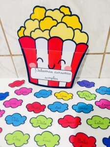 PIPOCA DE LETRAS CURSIVAS simples – UM ESTOURO DE APRENDIZADO!