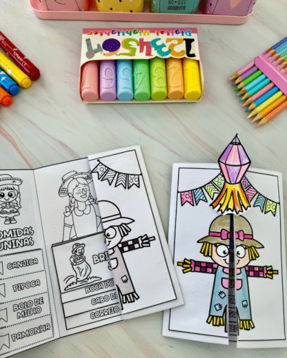 Lapbook Junino – Brincadeiras e Comidas Típicas - Imagem 6