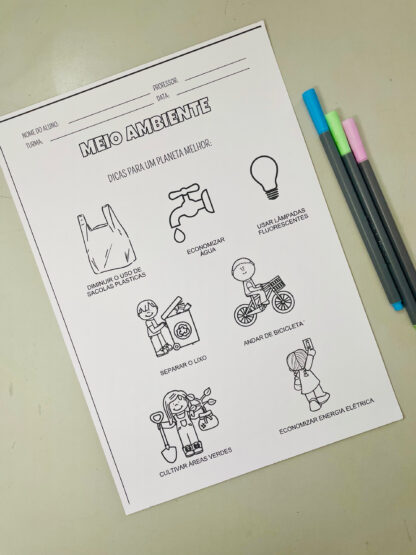 Kit Meio Ambiente – Aprender a cuidar do planeta começa na infância! - Image 17
