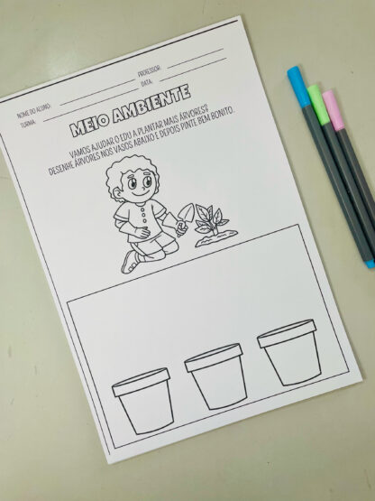 Kit Meio Ambiente – Aprender a cuidar do planeta começa na infância! - Image 9