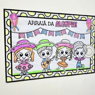 Cartaz sobre A Festa Junina