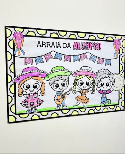 Cartaz sobre A Festa Junina