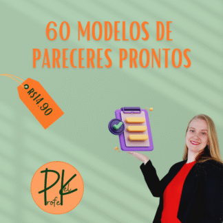 60 MODELOS DE PARECERES PRONTOS