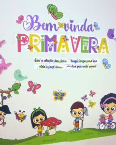 Painel Bem-vinda Primavera