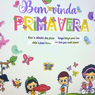 Painel Bem-vinda Primavera