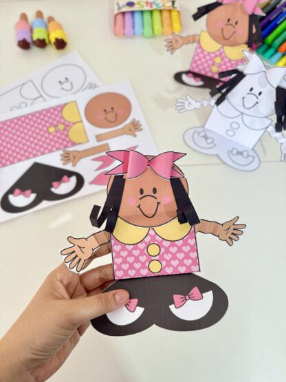 ATIVIDADE 3D TEMA “MENINA BONITA DO LAÇO DE FITA” - Image 3