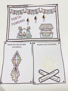 KIT 3 ATIVIDADES DE FESTA JUNINA