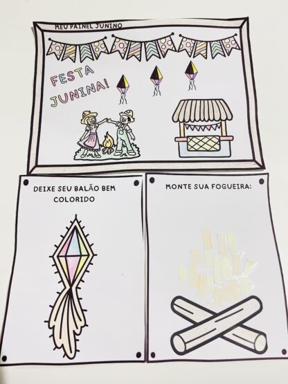 KIT 3 ATIVIDADES DE FESTA JUNINA - Imagem 2