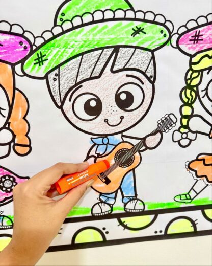 Cartaz para colorir – Tema Festa Junina - Imagem 2