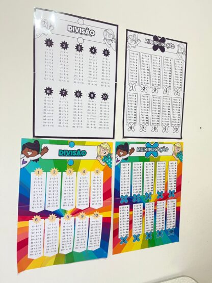 ❌Kit Completo de Cartazes e Réguas de Multiplicação e Divisão! ❌ - Imagem 3