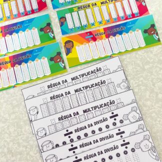 ❌Kit Completo de Cartazes e Réguas de Multiplicação e Divisão! ❌
