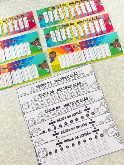 ❌Kit Completo de Cartazes e Réguas de Multiplicação e Divisão! ❌