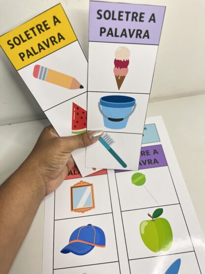 🔤 Soletre a Palavra | Atividade com Imagens para Alfabetização - Imagem 5