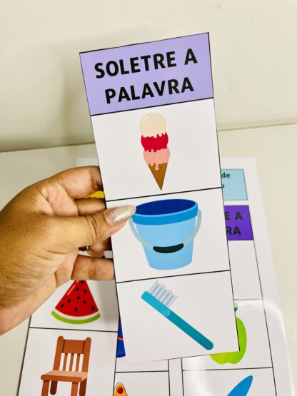 🔤 Soletre a Palavra | Atividade com Imagens para Alfabetização - Imagem 3