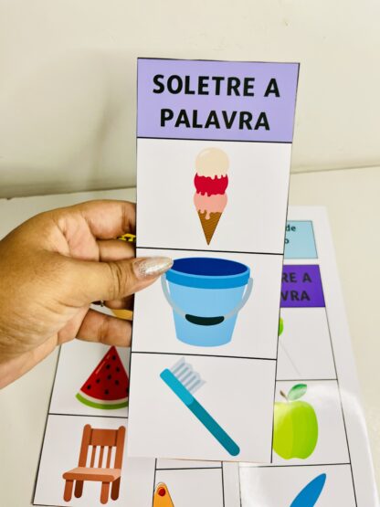 🔤 Soletre a Palavra | Atividade com Imagens para Alfabetização - Imagem 2