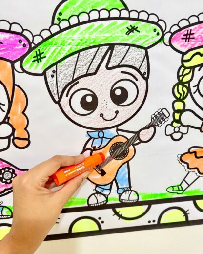 Cartaz para colorir tema Festa Junina. - Imagem 3