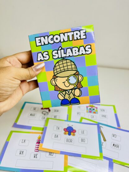 🧠 Encontre as Sílabas Corretas – Atividade para Formação de Palavras e Consciência Fonológica ✂️🔤 - Imagem 3