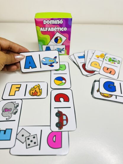 🔠 Dominó Alfabético – Aprendizado das Letras com Jogo Lúdico e Interativo 🎲📚 - Imagem 4