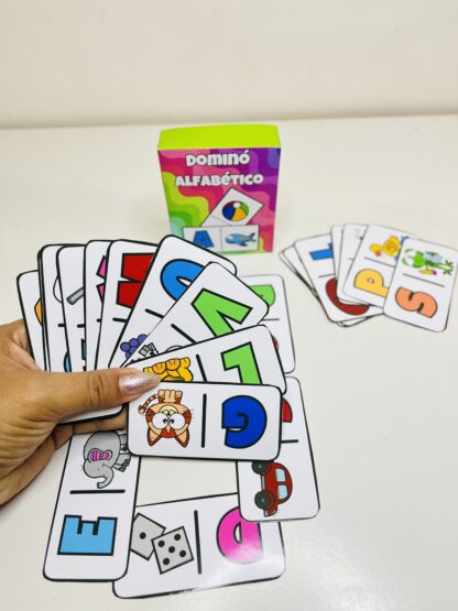 🔠 Dominó Alfabético – Aprendizado das Letras com Jogo Lúdico e Interativo 🎲📚 - Imagem 2