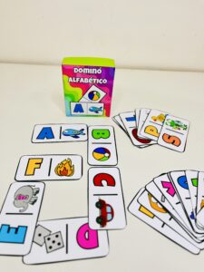 🔠 Dominó Alfabético – Aprendizado das Letras com Jogo Lúdico e Interativo 🎲📚