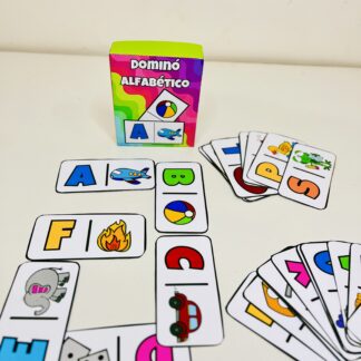 🔠 Dominó Alfabético – Aprendizado das Letras com Jogo Lúdico e Interativo 🎲📚