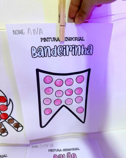 Atividade Pintura Sensorial Festa Junina - Imagem 4