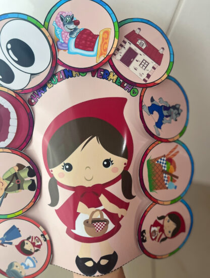Luva de história chapeuzinho vermelho