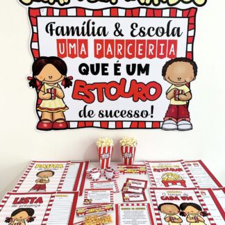 KIT TEORIA DA PIPOCA - REUNIÃO DE PAIS
