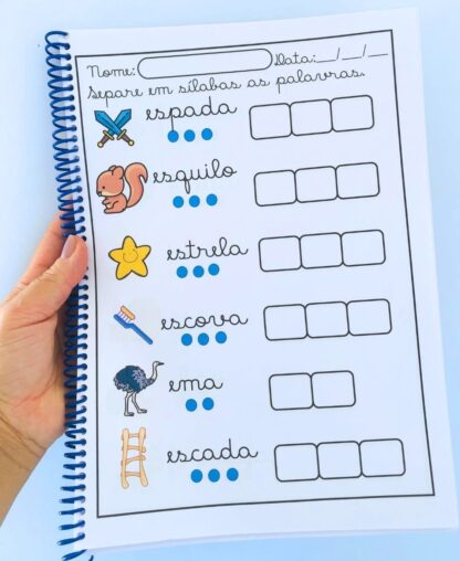APOSTILA DECOMPONDO EM SÍLABAS - Imagem 3