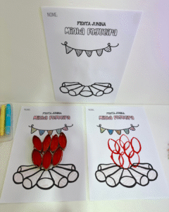 Atividade de Artes – Fogueira Junina!