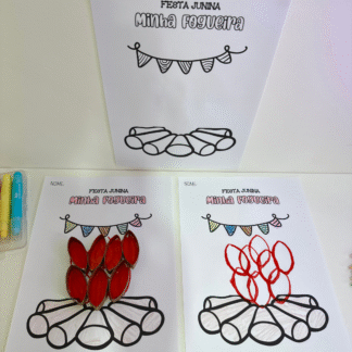 Atividade de Artes - Fogueira Junina!
