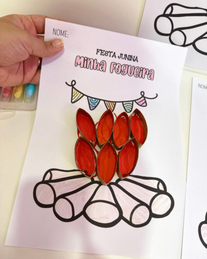 Atividade de Artes - Fogueira Junina! - Imagem 3