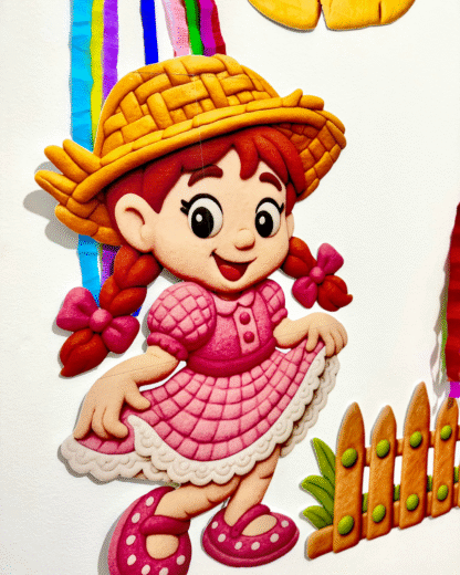 Painel Festa Junina para turmas da Educação Infantil e séries iniciais do Ensino Fundamental. - Imagem 2
