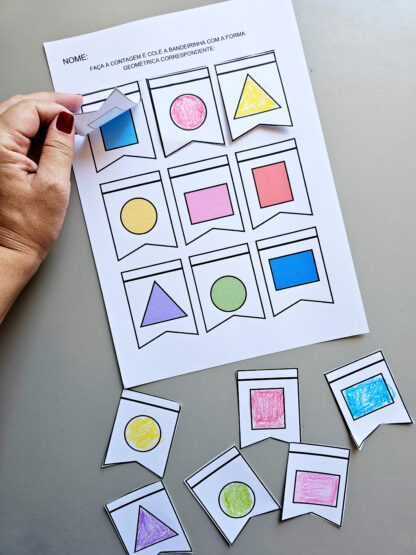 ATIVIDADES JUNINAS DAS FIGURAS GEOMETRICAS - Imagem 2
