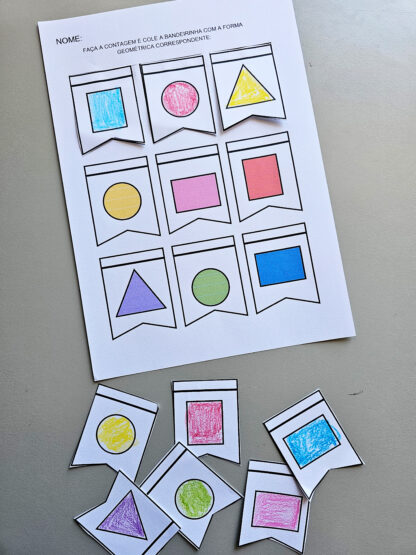 ATIVIDADES JUNINAS DAS FIGURAS GEOMETRICAS