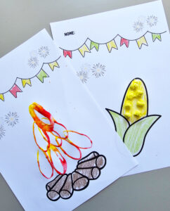 PINTURAS E COLAGEM JUNINAS