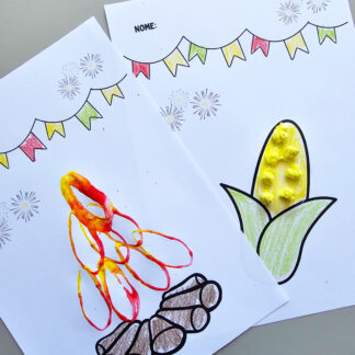 PINTURAS E COLAGEM JUNINAS