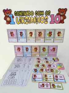 Contando com os ursinhos (Trabalhando contagem)